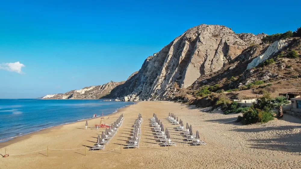 Vista panoramica spiaggia